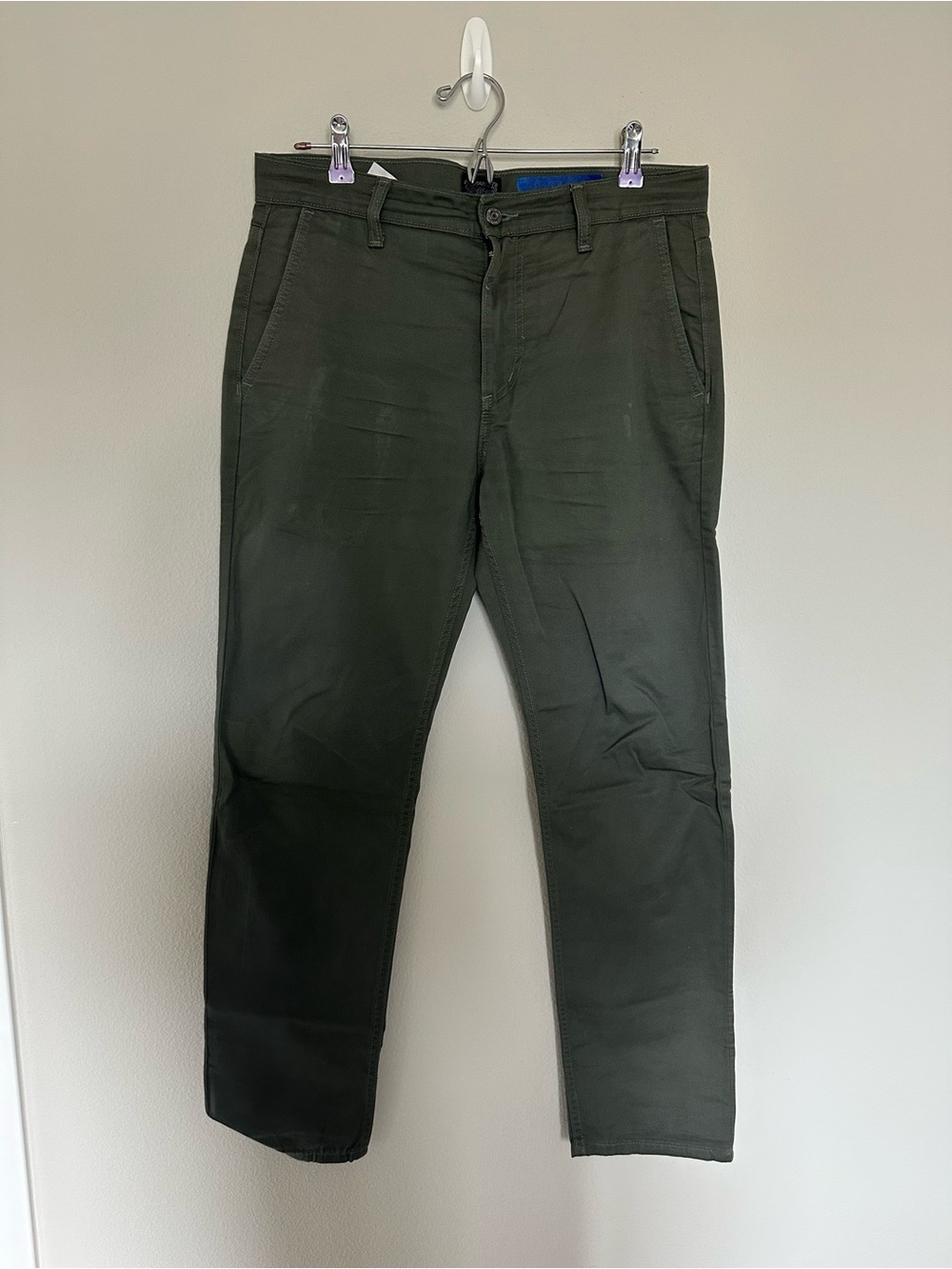 Levi's Men's Olive Green Slim Jeans
